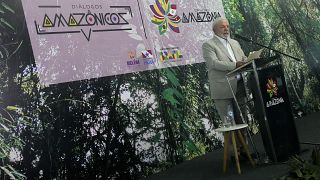 Le président brésilien Luiz Inacio Lula Da Silva au sommet de l'Amazonie, à Belem, au Brésil, le mercredi 9 août 2023.