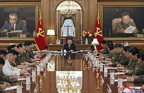 Kuzey Kore Merkezi Askeri Komisyon toplantısı