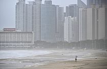La tempête Khanun en Corée du Sud (août 2023).