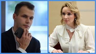 Alekszej Petrov profilképe a VKontakte platformon, illetve Maria Lvova-Belova orosz gyermekjogi ombudsman