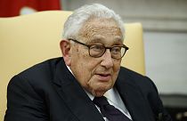 El ex secretario de Estado Henry Kissinger en la Casa Blanca, el martes 10 de octubre de 2017, en Washington.