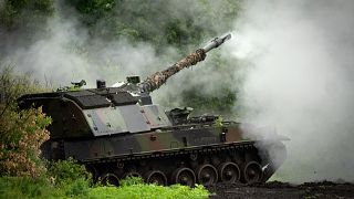 مدفع هاوتزر ذاتي الحركة للجيش الأوكراني