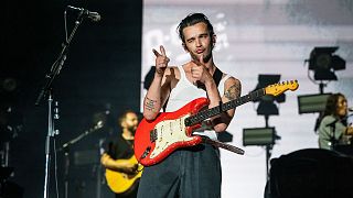 The 1975 and its frontman Matty Healy (pictured) have been ordered to pay up or face legal action following Malaysian gig