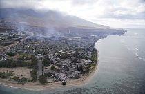 FILE - A wasteland of burned out homes and obliterated communities is left on Aug. 10, 2023, in Lahaina, Hawaii.