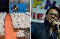 Прокуратура утверждает, что наркотики были спрятаны в контейнере с бананами из Эквадора. Это самая большая партия наркотиков, которую когда-либо изымали в королевстве.