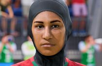 Nouhaïla Benzina, die erste Spielerin, die bei einem WM-Spiel einen Hidschab trug, hat jetzt ein entsprechendes Pendant im Videospiel