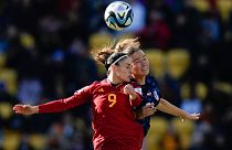 دیدار دو تیم اسپانیا و هلند در مسابقات جام جهانی زنان