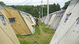 Wagner-Lager in Tsel nahe der belarussischen Stadt Assipowitschy
