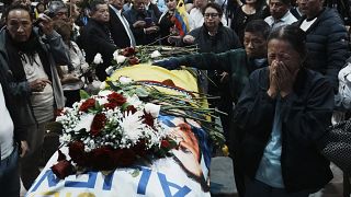 Funeral de Fernando Villacencio, candidato às presidenciais do Equador