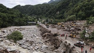 Ряд регионов Китая страдает от проливных дождей и наводнений