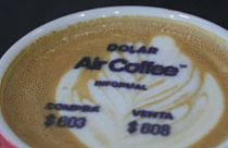 Café con la tasa de cambio del "dolar blue"