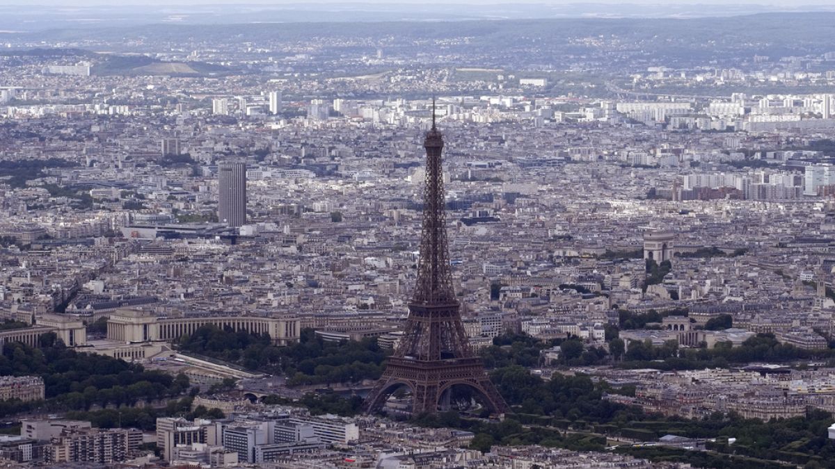 The Eiffel Tower is pictured in Paris, France, Tuesday, July 11, 2023.