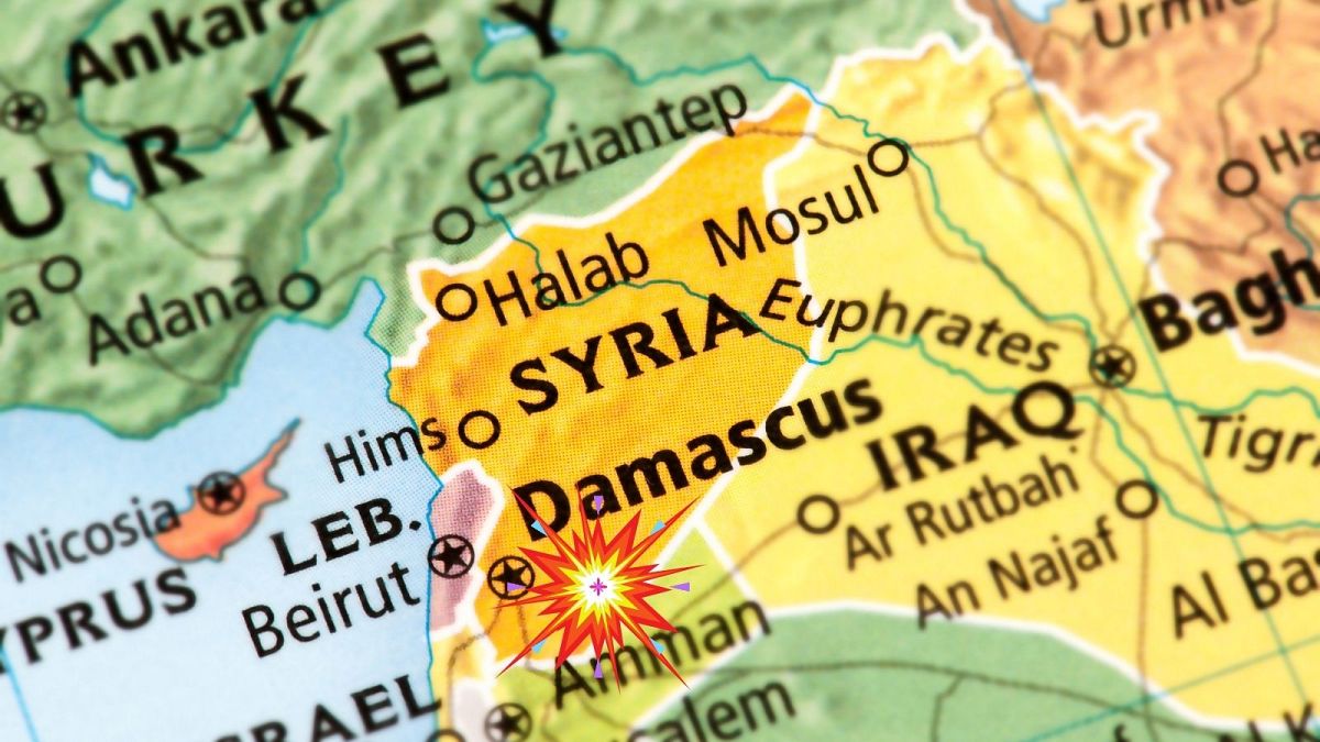 نقشه سوریه
