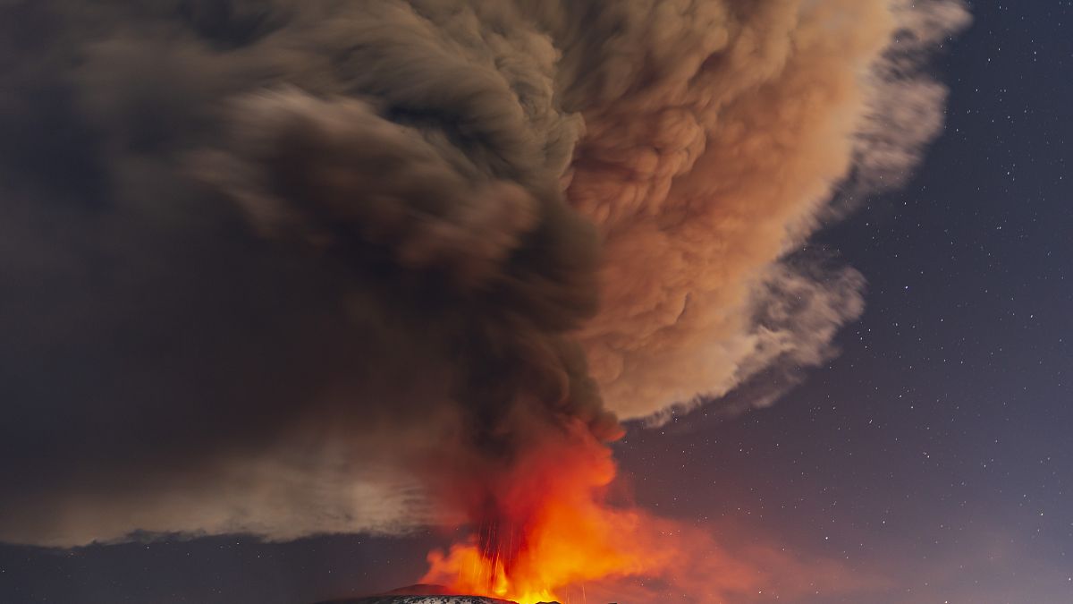 L'eruzione dell'Etna