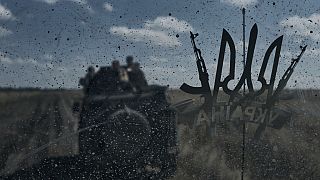 Ουκρανοί στρατιώτες κοντά στο μέτωπο των συγκρούσεων στην Μπαχμούτ