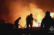 Incêndio em estação de serviço no Dagestão, Rússia