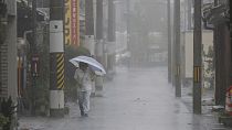 الإعصار لان في اليابان