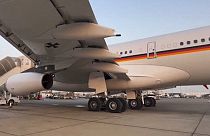 Machten Probleme: zwei A340-300 der Bundeswehr sollten Baerbock nach Asien fliegen