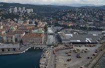 Archív fotó: Rijeka, kikötőváros a horvát Adrián