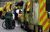 سيارة اسعاف مستشفى شرق لندن بريطانيا.