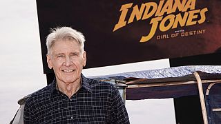 Harrison Ford az Indiana Jones bemutatóján