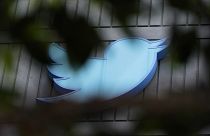 Twitter's blue bird is seen on its headquarters building in San Francisco, July 24, 2023, prior to being rebranded to X.