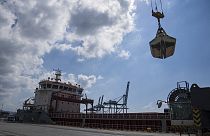 FILE - The cargo ship Polarnet, arrives to Derince port in the Gulf of Izmit, Turkey, on Aug. 8, 2022