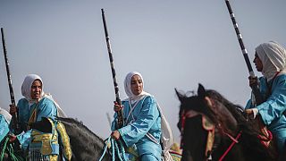 Maroc : la place des femmes dans le festival de "tbourida"