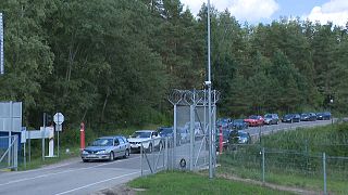 Lithuania's border with Belarus, August 16, 2023