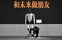 A robot at the show in China