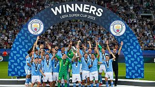 Finalde Sevilla'yı yenen Manchester City, tarihinin ilk Süper Kupa'sını kazandı