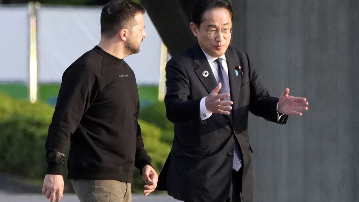 Wolodymyr Selenskyj und der japanische Regierungschef Fumio Kishida (Archivfoto?