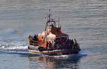 قایق پناهجویان در مسیر رسیدن به بریتانیا، اوت ۲۰۲۳