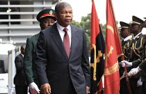 Presidente de Angola, João Lourenço, na abertura da Cimeira da SADC, em Luanda