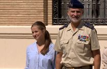 La princesa Leonor, ha comenzado este jueves su formación militar en la Academia General Militar, en Zaragoza