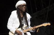 Nile Rodgers of Chic, performs on stage during V Festival 2014 at Hylands Park in Chelmsford, Essex, Sunday, Aug. 17, 2014.