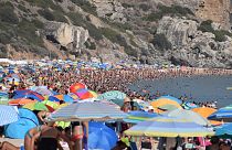 Weather forecasters predict temperatures up to 42C in Italy, 40C in France and 37C in Switzerland. 