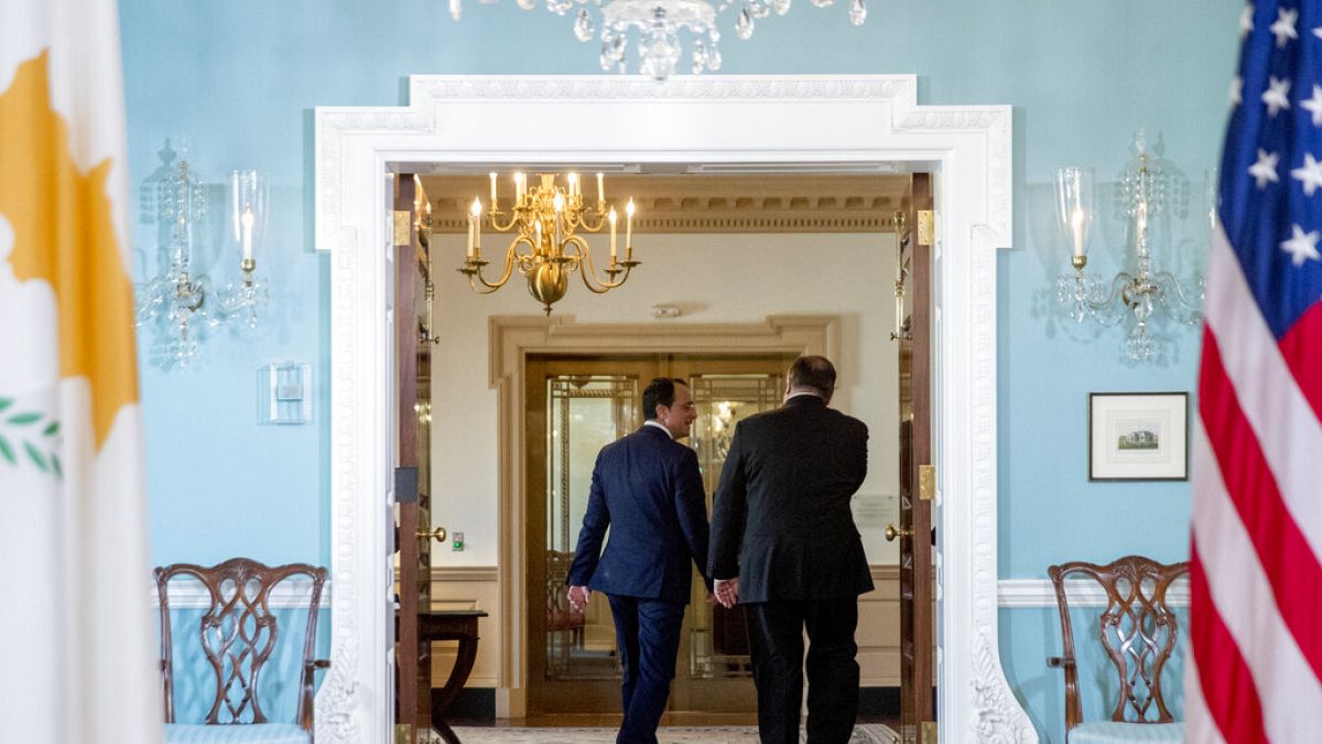 Φωτογραφία από παλαιότερη επίσκεψη του Νίκου Χριστοδουλίδη στην Ουάσιγκτον με την ιδιότητα του υπουργού Εξωτερικών