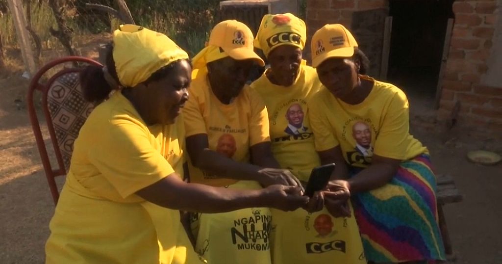 In rural Zimbabwe, a group of grandmothers counter election intimidation using WhatsApp