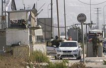 Des militaires israéliens au check point de Hawara en Cisjordanie, samedi 19 août 2023.