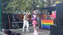 Performers at Berlin's QueerStreet Festival