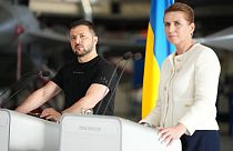 Volodímir Zelenski se encuentra en Dinamarca, por primera vez en virtud de su cargo de presidente ucraniano