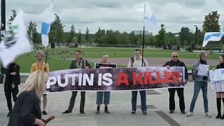 "Putin è un assassino". (Helsinki, 20.8.2023)