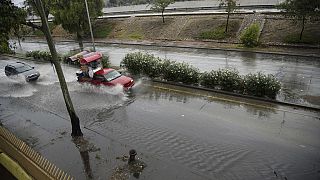 Последствия шторма "Хилари" в Тихуане, Нижняя Калифорния, Мексика