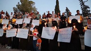 Vigilias en recuerdo a las víctimas del ataque con gas sarín en Siria en 2013.
