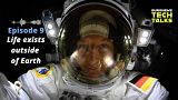 Images taken during ESA astronaut Matthias Maurer's first spacewalk,