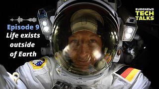 Images taken during ESA astronaut Matthias Maurer's first spacewalk,