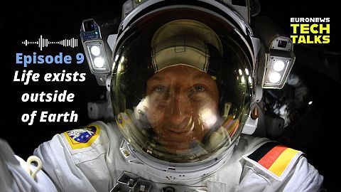 Images taken during ESA astronaut Matthias Maurer's first spacewalk,