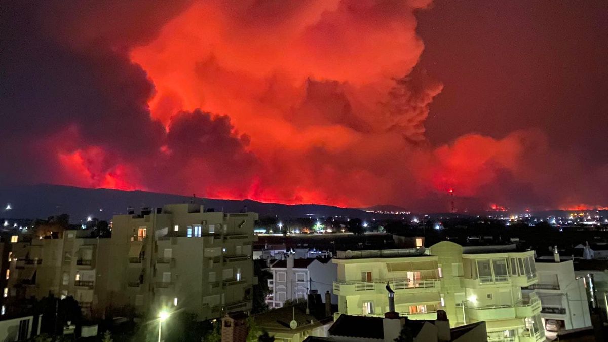 Φωτιά στην Αλεξανδρούπολη