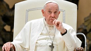 El Papa Francisco celebra la audiencia general semanal, en el aula Pablo VI del Vaticano.